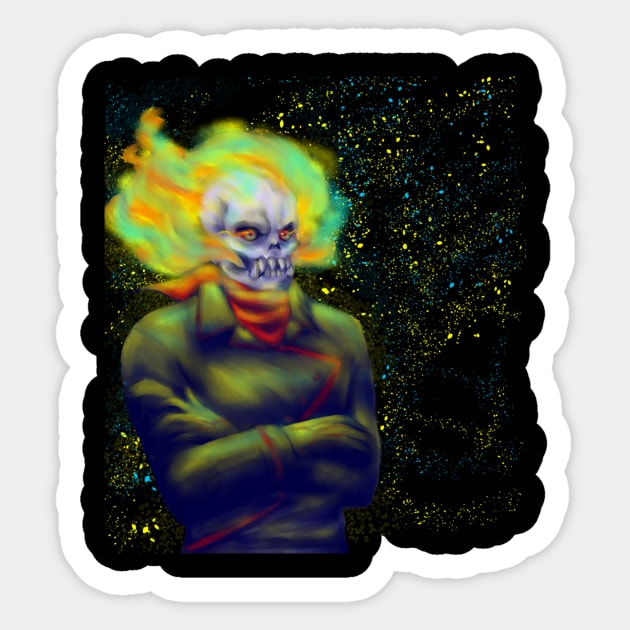 Embers of The King Sticker by TheGreatAmigo